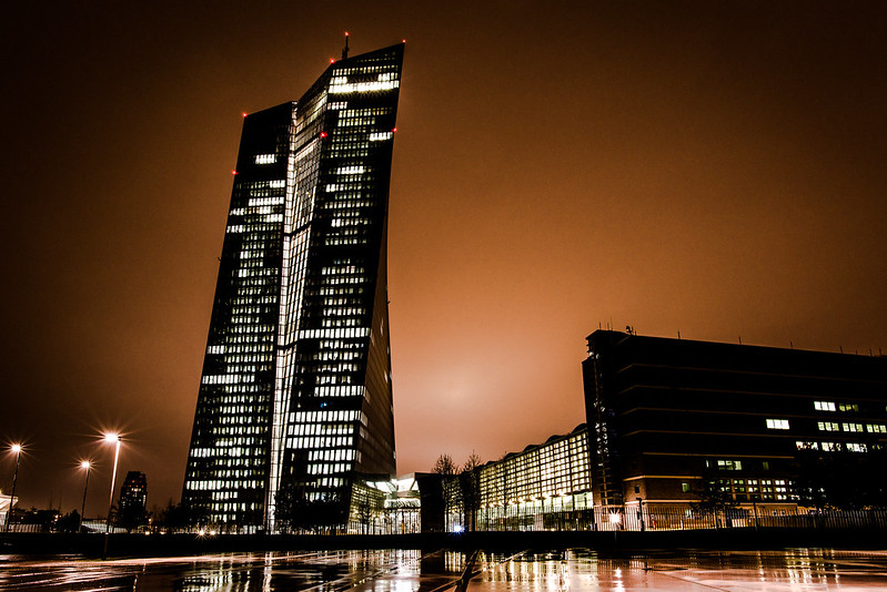 European Central Bank. Image by Thomas Hassel, Flickr