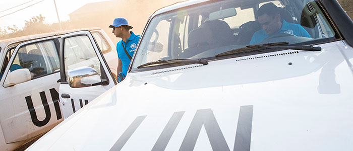 UN vehicles UN vehicles