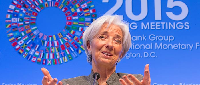 Christine Lagarde. Credit: IMF Staff Photo/Stephen Jaffe