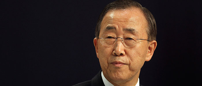 UN secretary-general Ban Ki-Moon