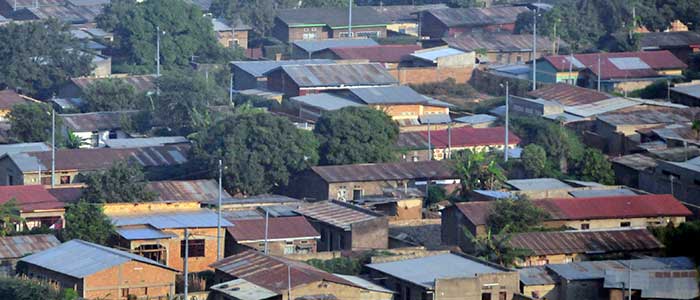 Rooftops in Bujumbura, Burundi