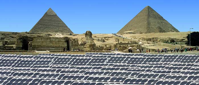 Solar panels in Egypt