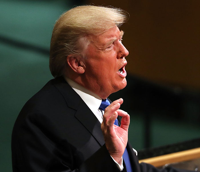 Donald Trump UN 2017 GETTY Donald Trump at UN