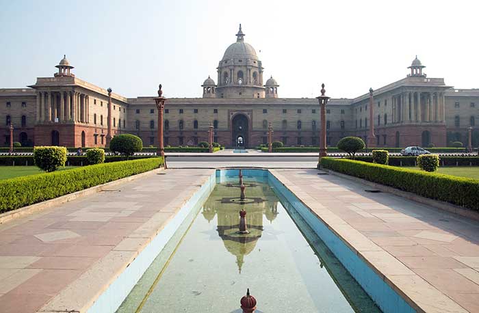The Indian government building in New Delhi. Credit: Laurie Jones
