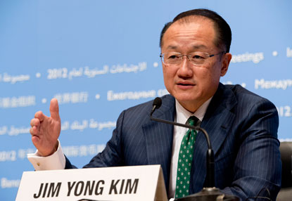 Jim Yong Kim World Bank president 