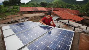 Solar panels in India