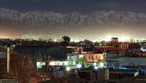 Afghanistan at night