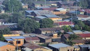 Rooftops in Bujumbura, Burundi