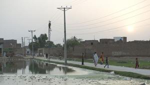 Slum in Lahore, Pakistan 