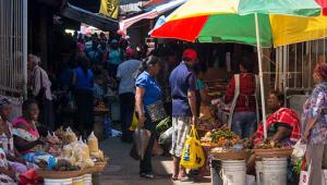 A market in Paramiribo, Suriname