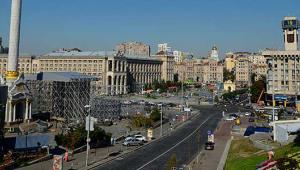 Independence Square in Kiev, Ukraine