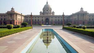 The Indian government building in New Delhi. Credit: Laurie Jones