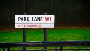 Park Lane sign