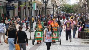 Shoppers in Brazil