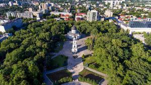 Chișinău, the capital of Moldova. 