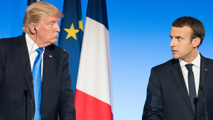 Trump and Macron