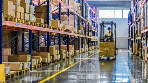Goods in a warehouse