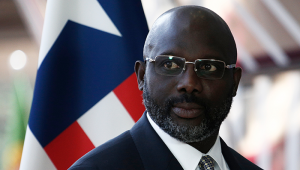 Liberian president George Weah