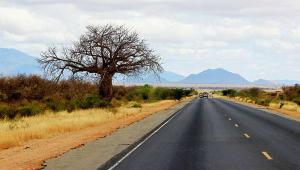 A road in Kenya