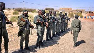 Rebel soldiers in Mali