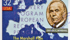 Marshall Plan commemorative stamp