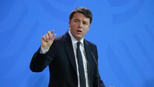 Outgoing Italian prime minister Matteo Renzi