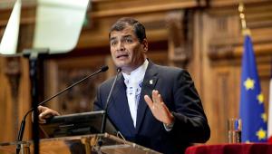 Ecuadorian president Rafael Correa 