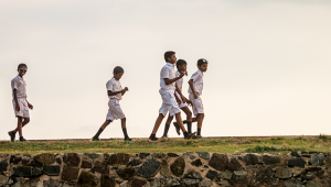 Sri Lankan schoolchildren