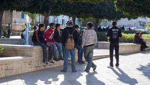 A group of students in Tunisia