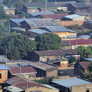 Rooftops in Bujumbura, Burundi
