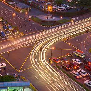 Manila, Philippines at rush hour 