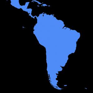 South America World Map