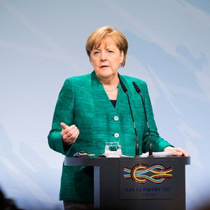 Angela Merket at G20 in Hamburg