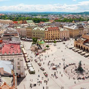 Krakow central square