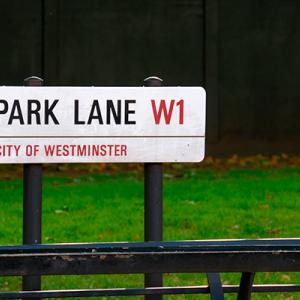 Park Lane sign