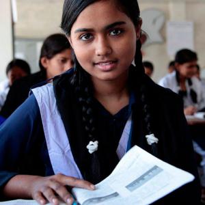 Girl in school. Credit: Ricci Coughlan/DFID