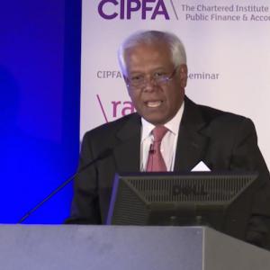 Fayez Choudhury at the CIPFA International Seminar