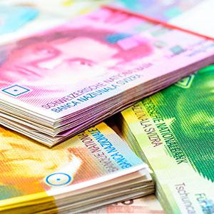 Swiss francs