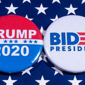 Donald Trump and Joe Biden are the two main candidates for president in the 2020 US election [image: Shutterstock]