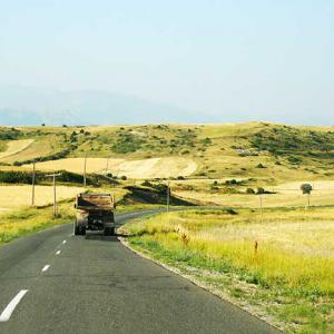 A road in Armenia
