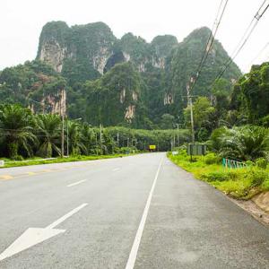 A road in Jamaica