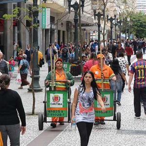 Shoppers in Brazil