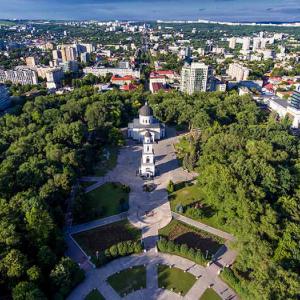 Chișinău, the capital of Moldova. 