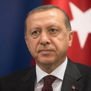 Turkish president Recep Tayyip Erdoğan
