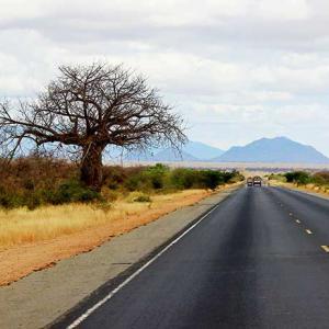 A road in Kenya