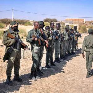 Rebel soldiers in Mali