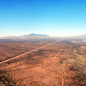 The Mexico-US border Shutterstock