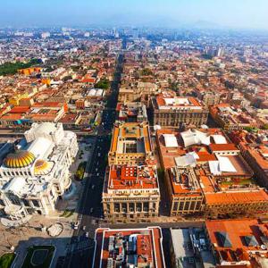 Mexico city, the capital of Mexico. 