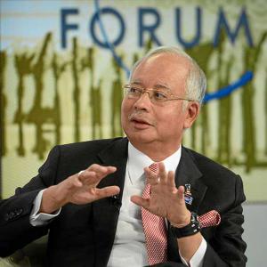 Malaysian prime minister Najib Razak