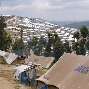 A refugee camp in Rwanda. Credit: Oxfam